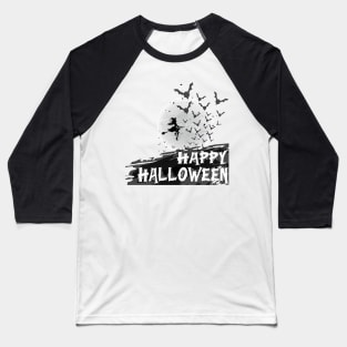 Happy Halloween tee design birthday gift graphic Baseball T-Shirt